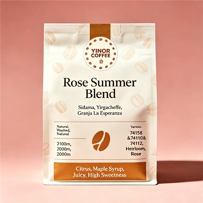 Rose Summer Blend - wholesale coffee beans - Yinor Coffee