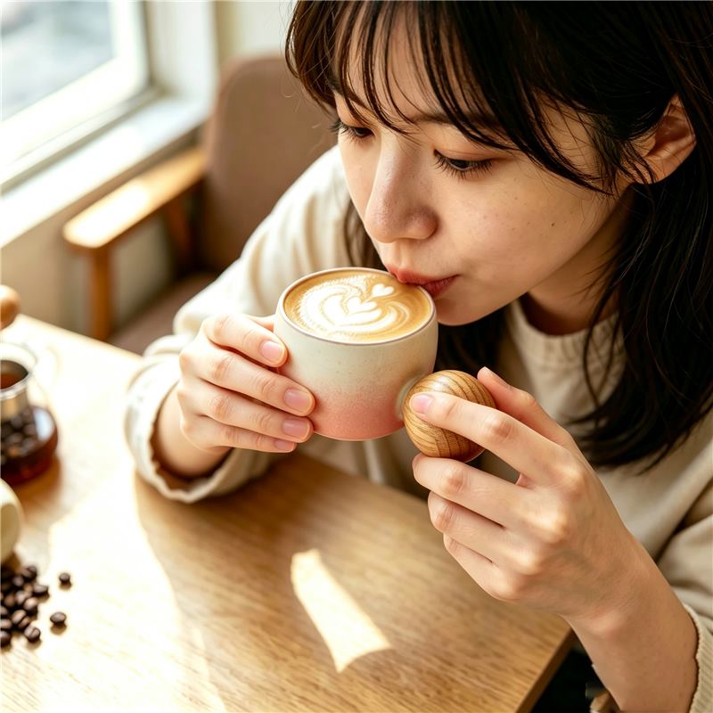 80ml Ceramic Espresso Cup (Wooden Handle) - product image 7