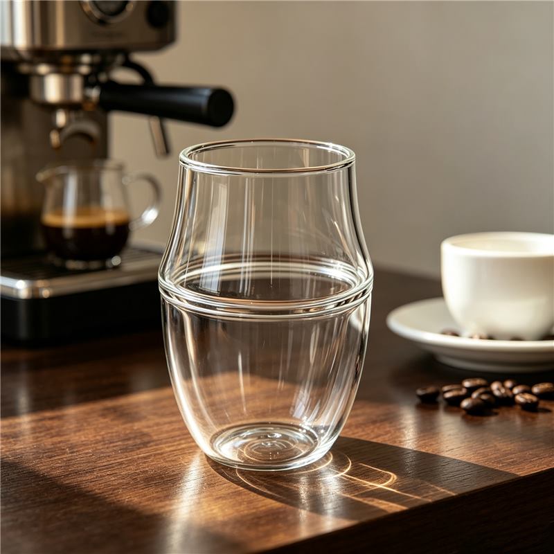300ml Double Wall Glass Coffee Cup - wholesale coffee beans - Yinor Coffee
