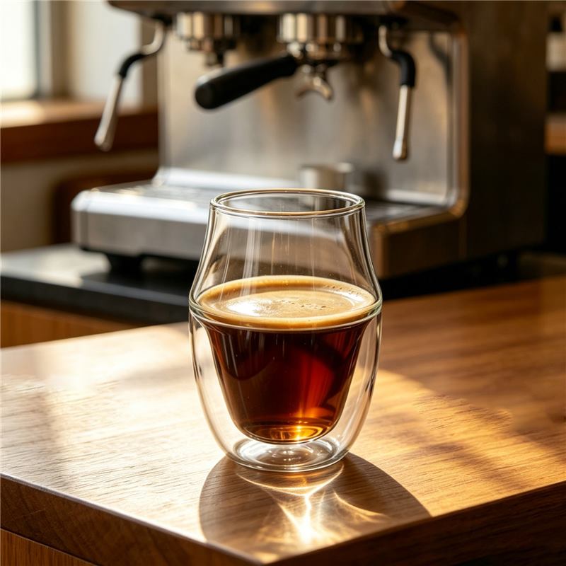 300ml Double Wall Glass Coffee Cup - product image 5