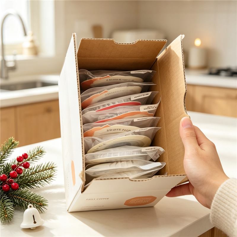 Christmas Santa Wreath Drip Coffee Gift Box - product image 5