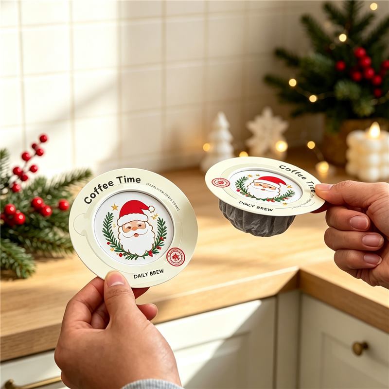 Christmas Santa Wreath Drip Coffee Gift Box - product image 2