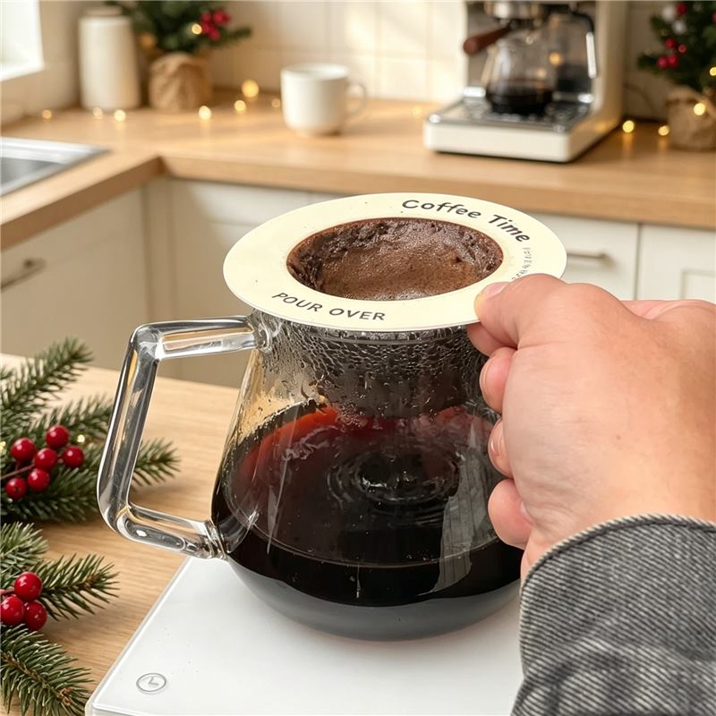Christmas Santa Wreath Drip Coffee Gift Box - product image 3