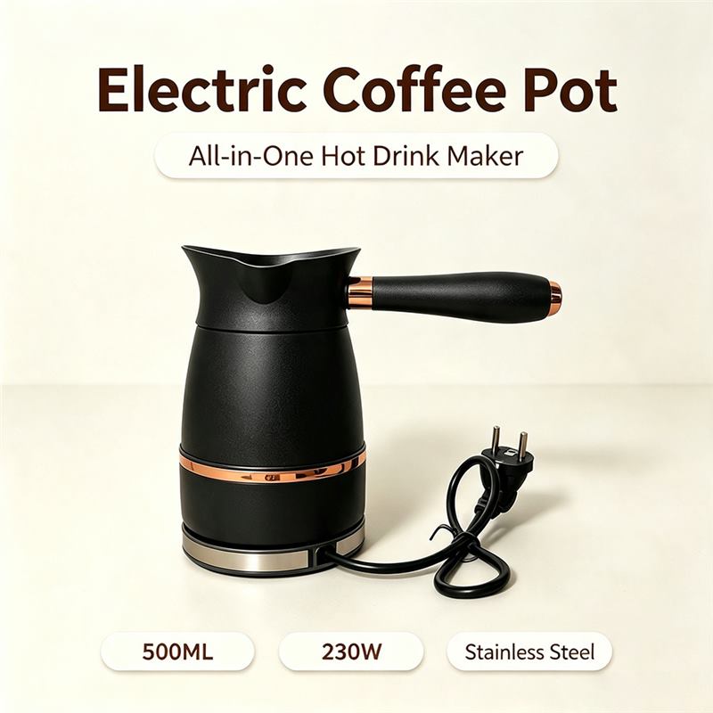 Electric Turkish Coffee Pot (Auto Shut-Off) - wholesale coffee beans - Yinor Coffee