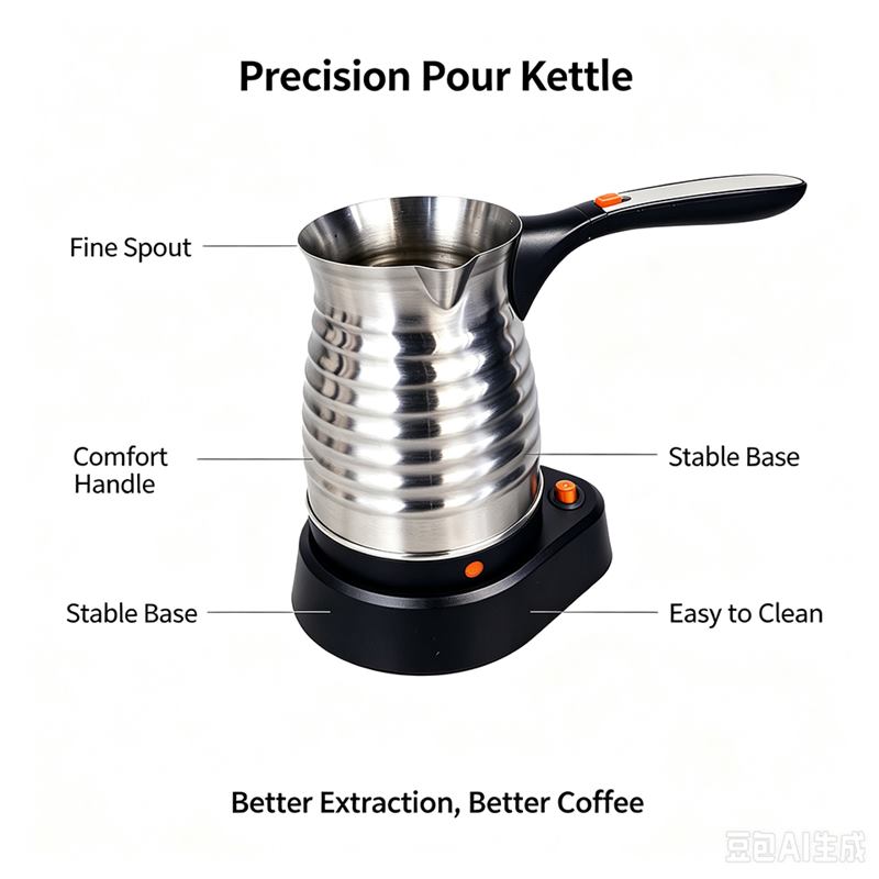 Electric Turkish Coffee Pot (Fine Pour Spout) - product image 3